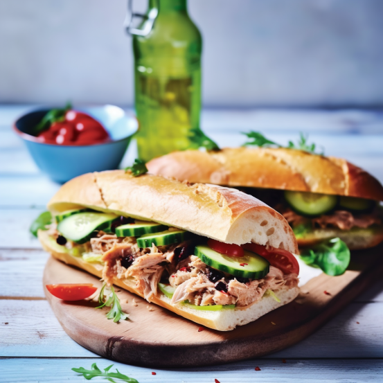 Tuna baguettes