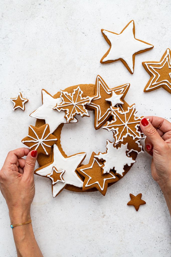 Christmas gingerbread cookies