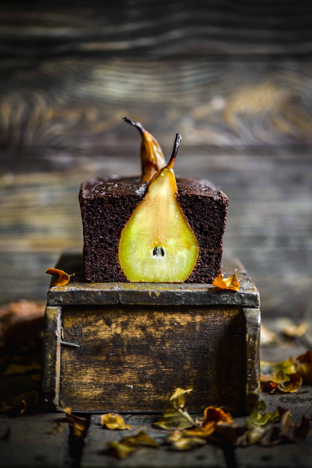 pear and chocolate loaf