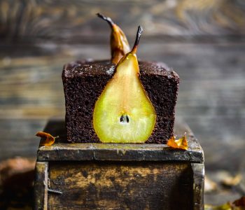 pear and chocolate loaf