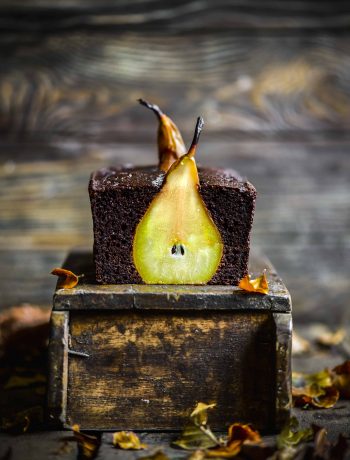 pear and chocolate loaf