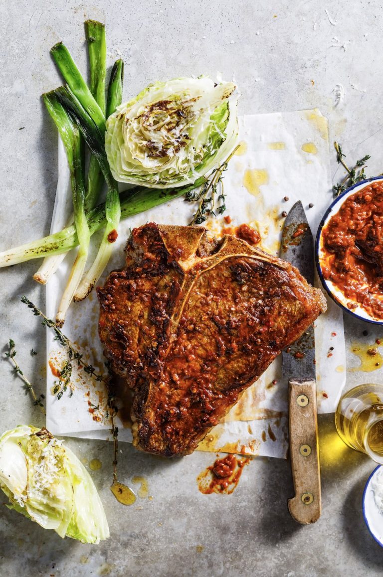 Tbone steaks with homemade harissa Food & Home Magazine
