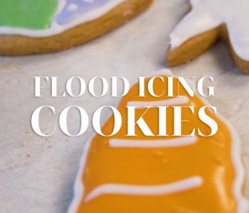 Making flooded Easter biscuits