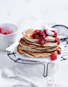 raspberry pancakes for mother's day