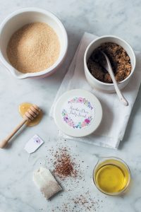 Rooibos-chai sugar body scrub for mother's day gift
