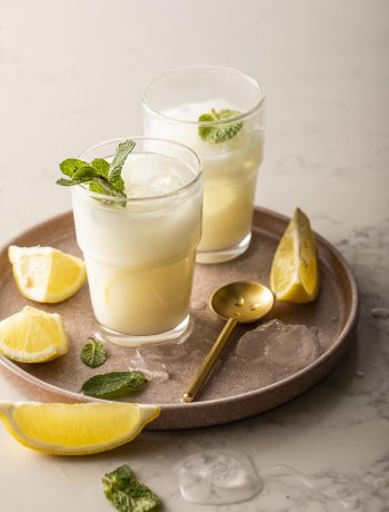 luscious condensed milk & mint lemonade