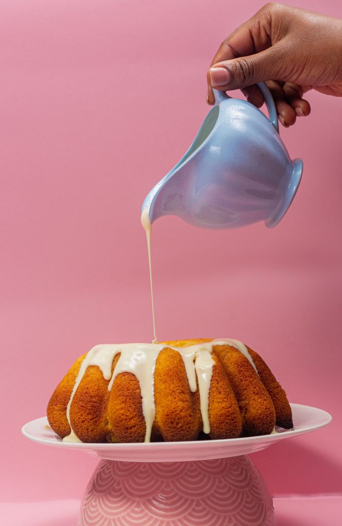 white chocolate bundt cake