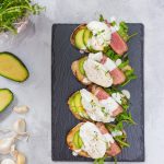 Steak & egg breakfast bruschetta
