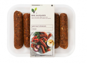 Plant based BBQ sausages