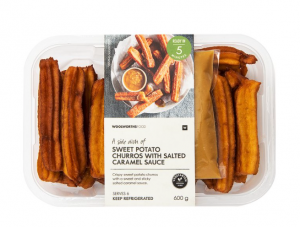 Sweet Potato Churros with Salted Caramel Sauce