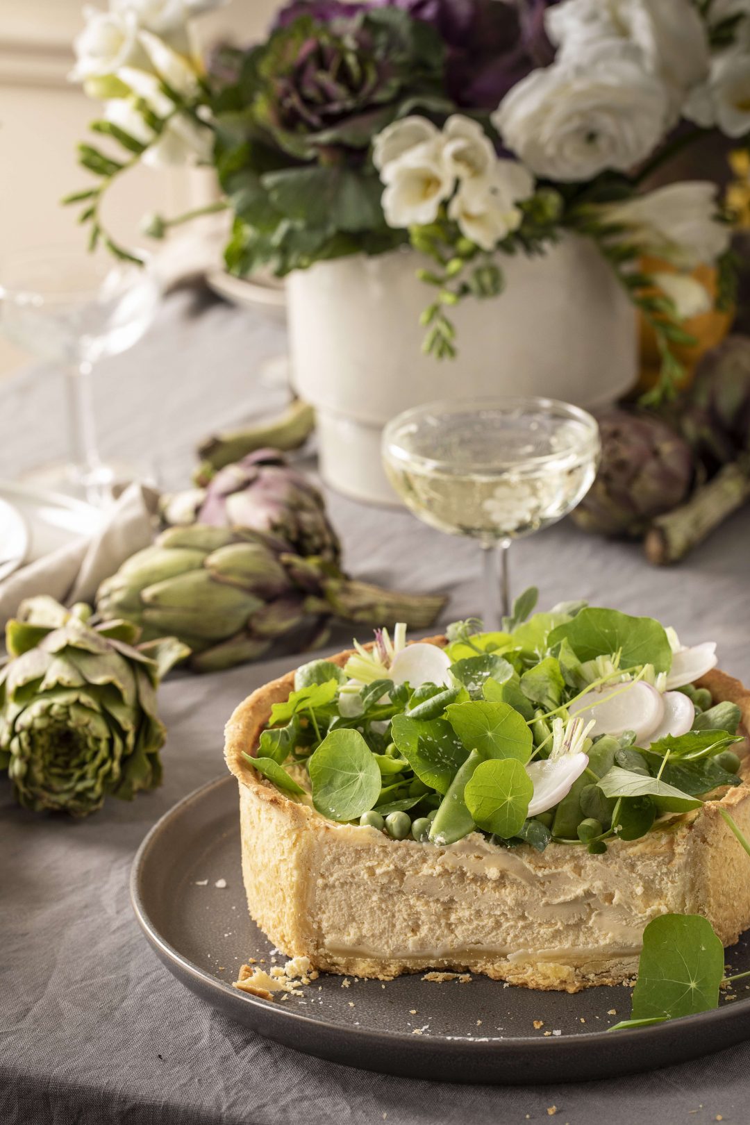 savoury cheesecake