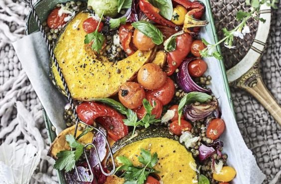 Lentil and Roasted Vegetable Salad