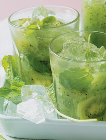 kiwi and apple mojito