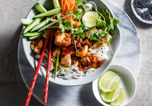 Korean fried tofu