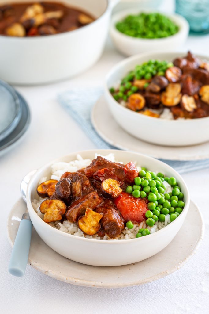 beef and mushroom goulash