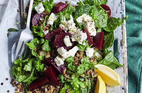 beetroot and lentil salad