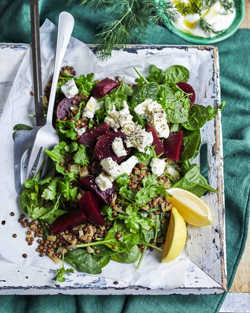 beetroot and lentil salad