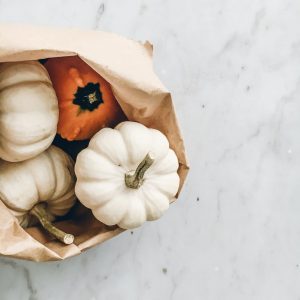 Mini pumpkins for Halloween