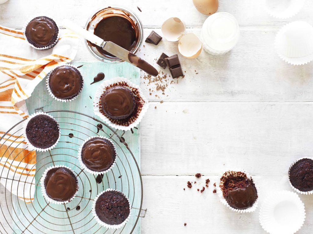 Beetroot chocolate cupcakes