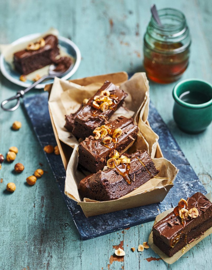 Fudgey sweet potato brownies