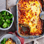 Brinjal Bolognese bake