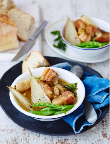 Pork pear , parsnip & sage stew