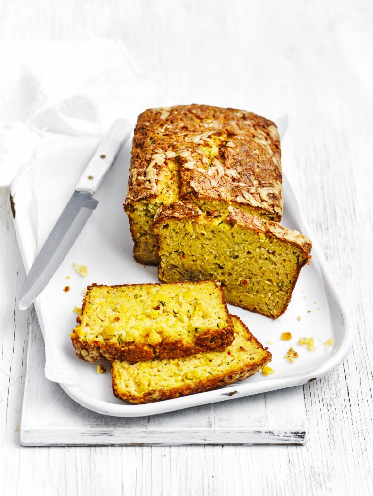 Baby marrow corn loaf