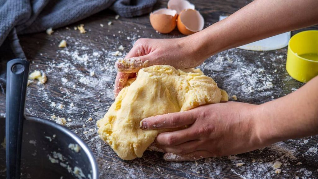 Homemade pasta dough