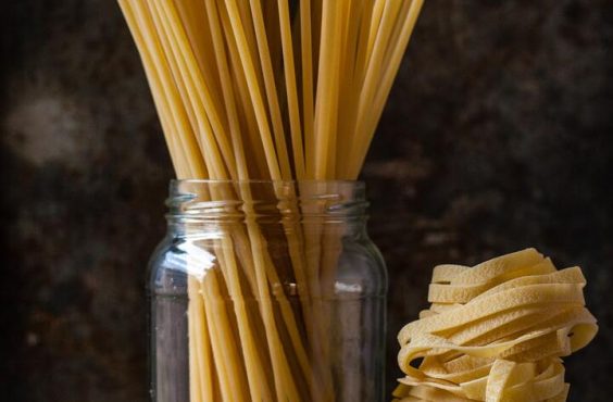 Various types of pasta