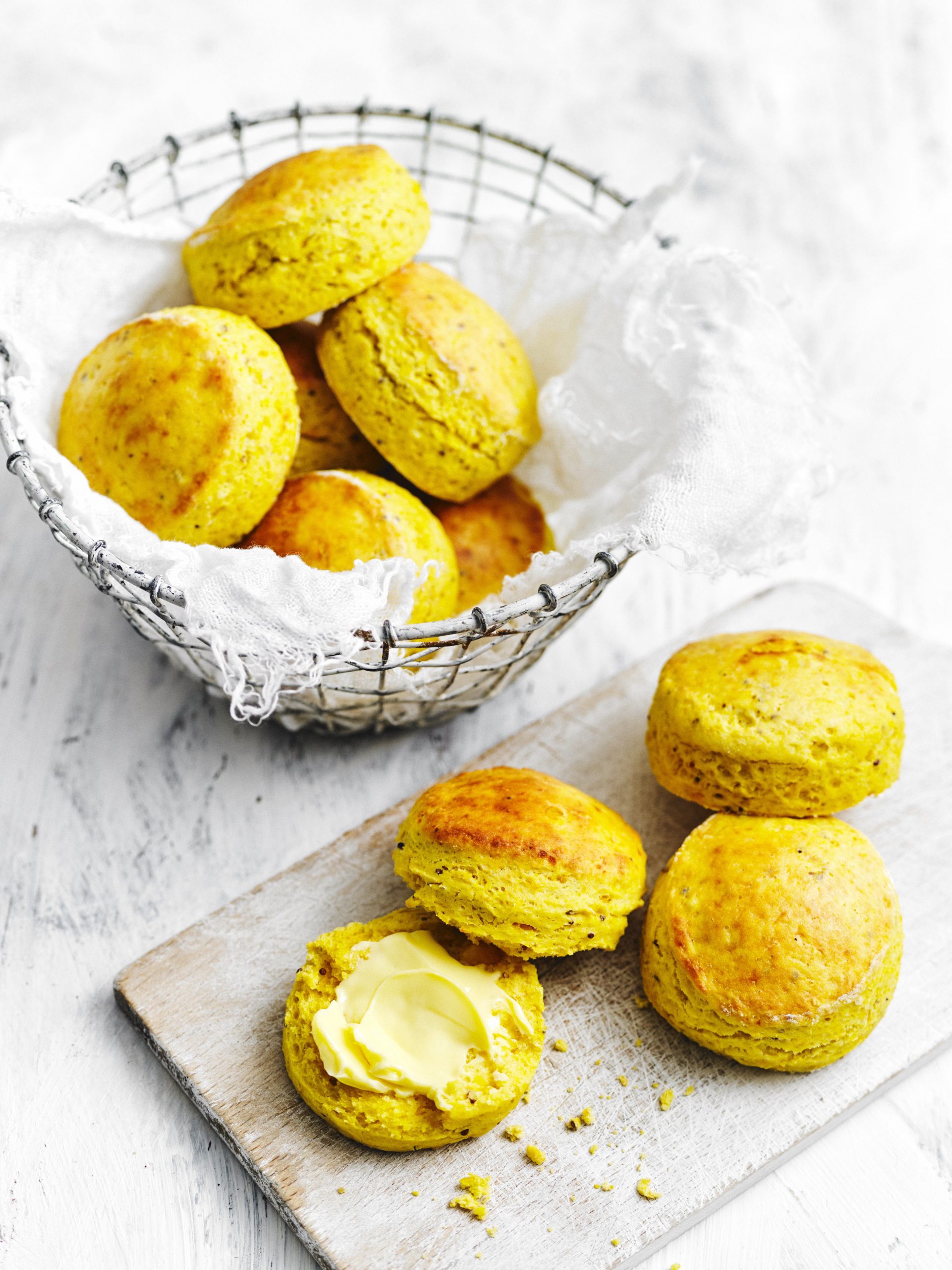 Pumpkin & parmesan scones