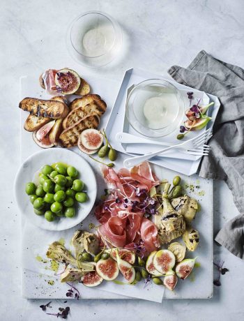Fig, prosciutto & antipasti salad