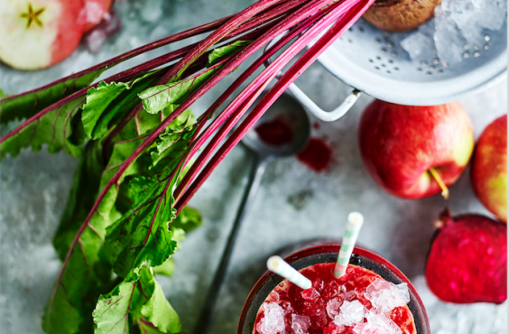 Beetroot and ginger slushy