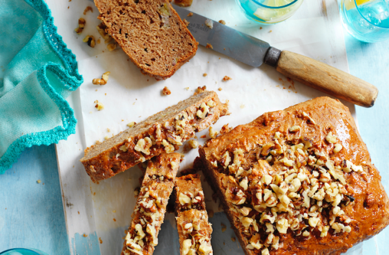 Dairy-free rooibos banana bread