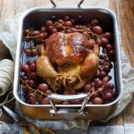 Ina Paarman's tipsy chicken with red grapes
