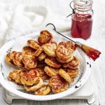 Berry jam & vanilla palmiers