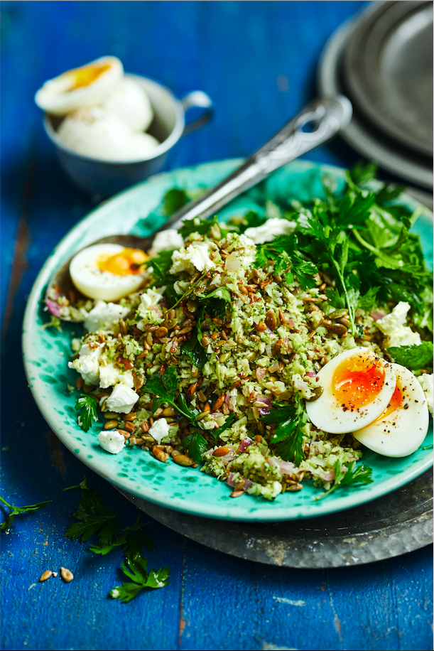 Seeded broccoli rice