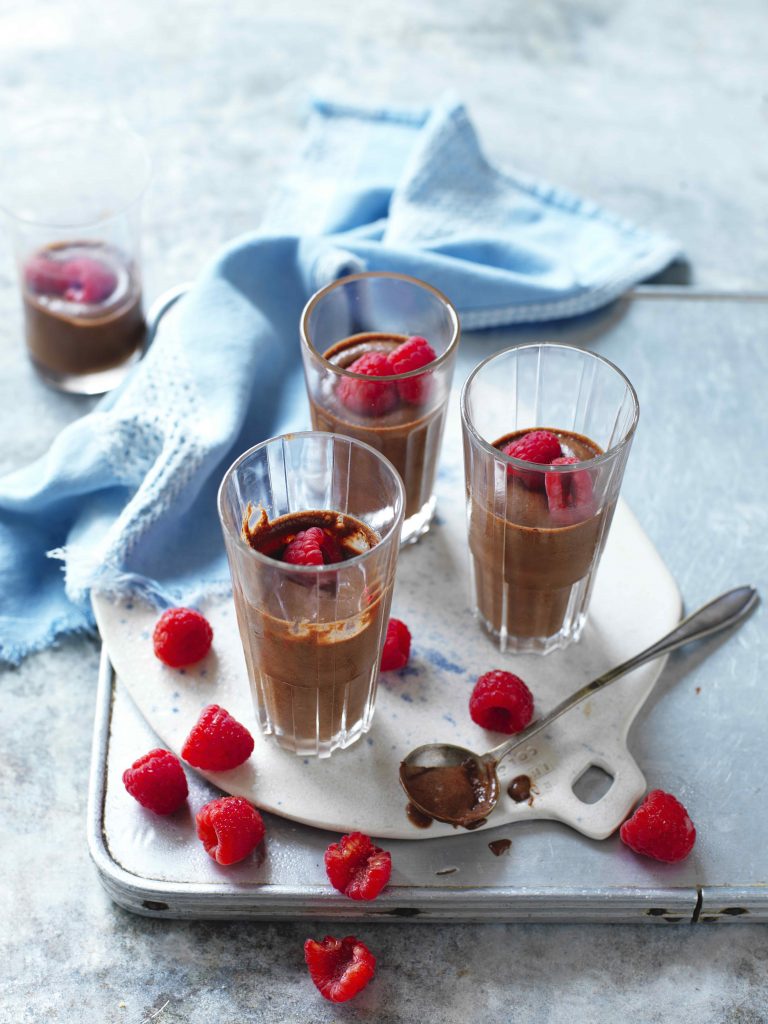 Chocolate mousse shots