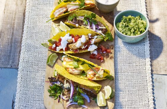 Tacos three ways