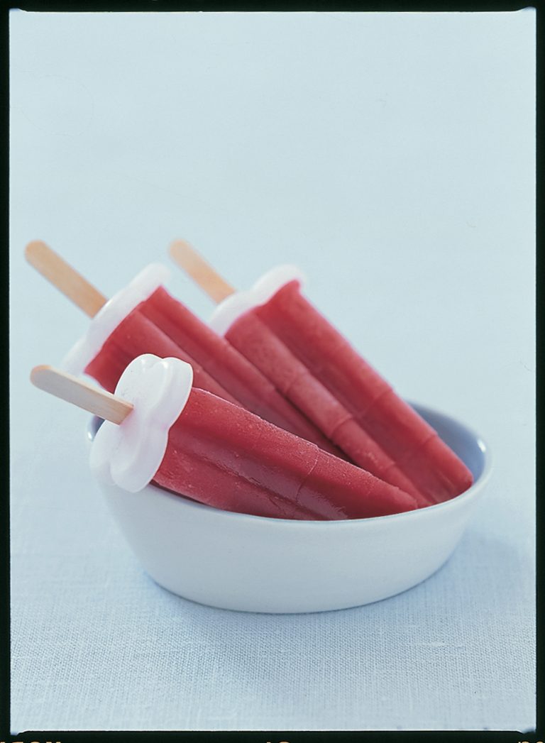Raspberry ice-blocks – Food & Home Magazine