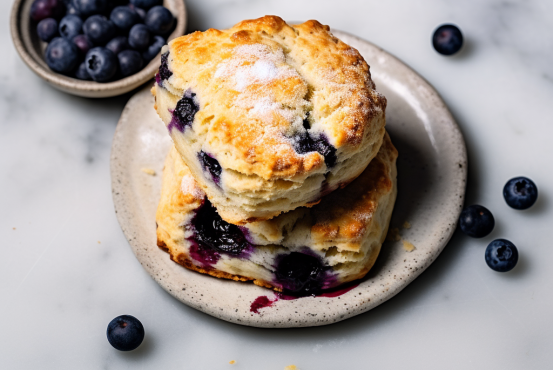 Blueberry scones