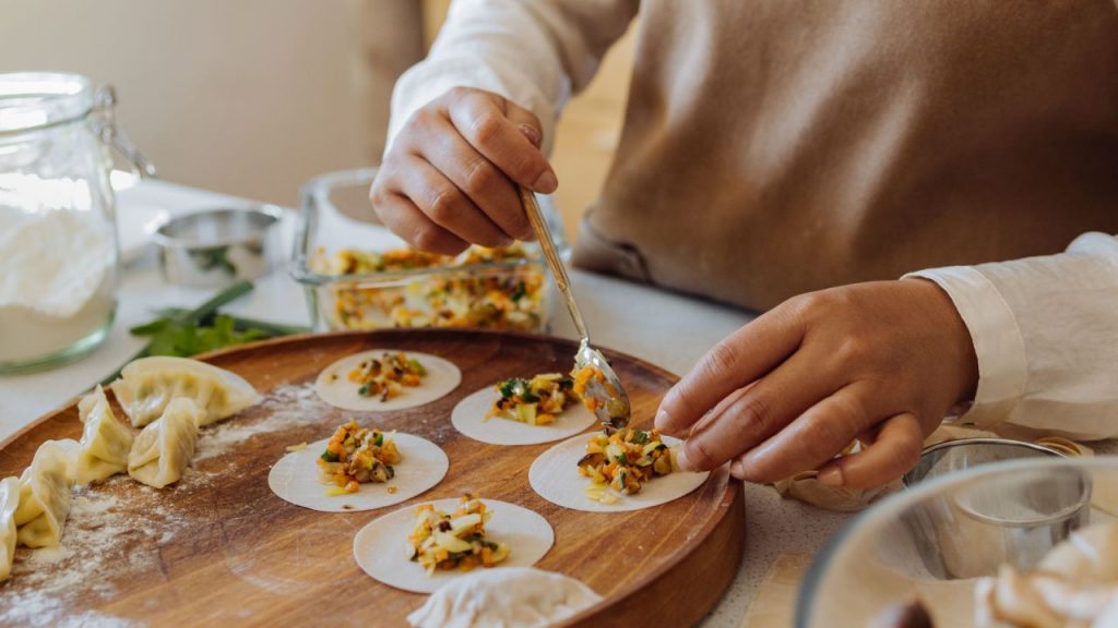 Making dumplings