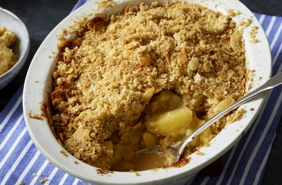 apple and almond crumble