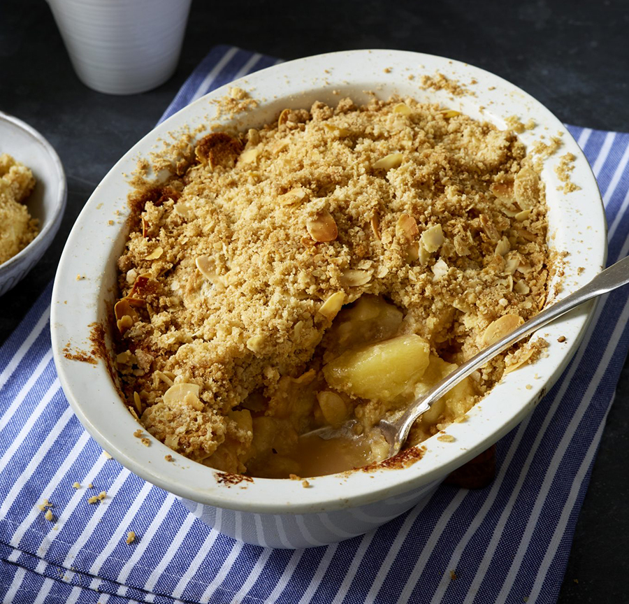apple and almond crumble