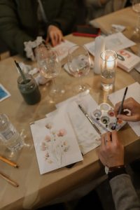 Watercolour + Wine Night: Unleash your creativity with a splash of colour