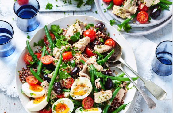 Tuna & quinoa nicoise salad