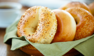 Two ingredient bagels