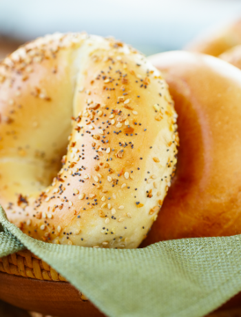 Two ingredient bagels