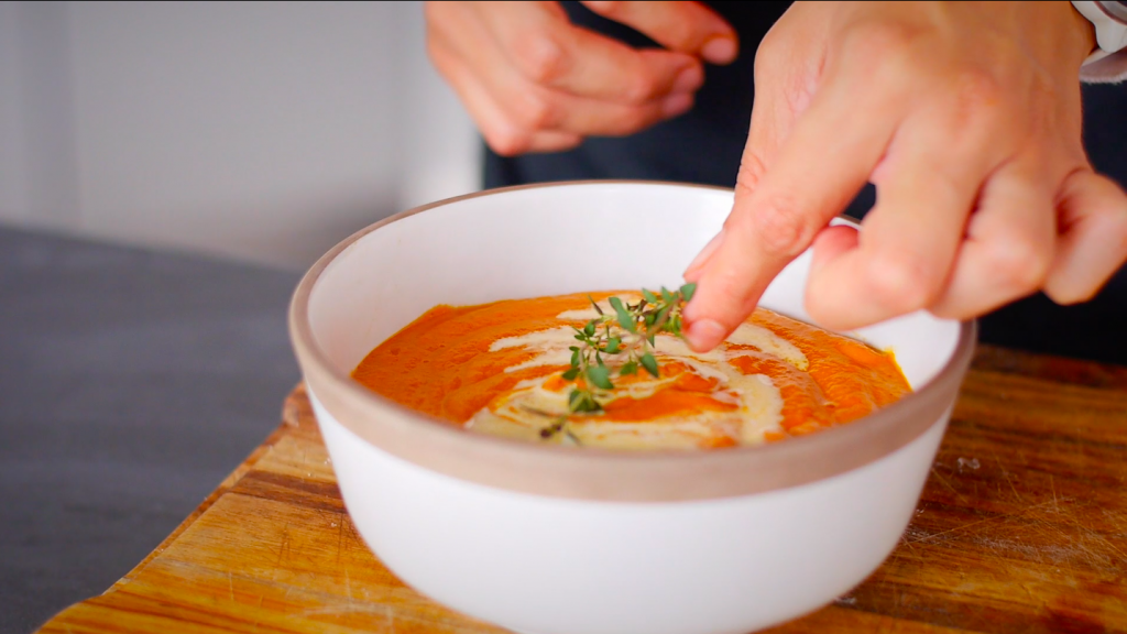 Sheet pan soup