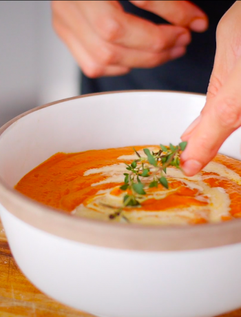 Sheet pan soup