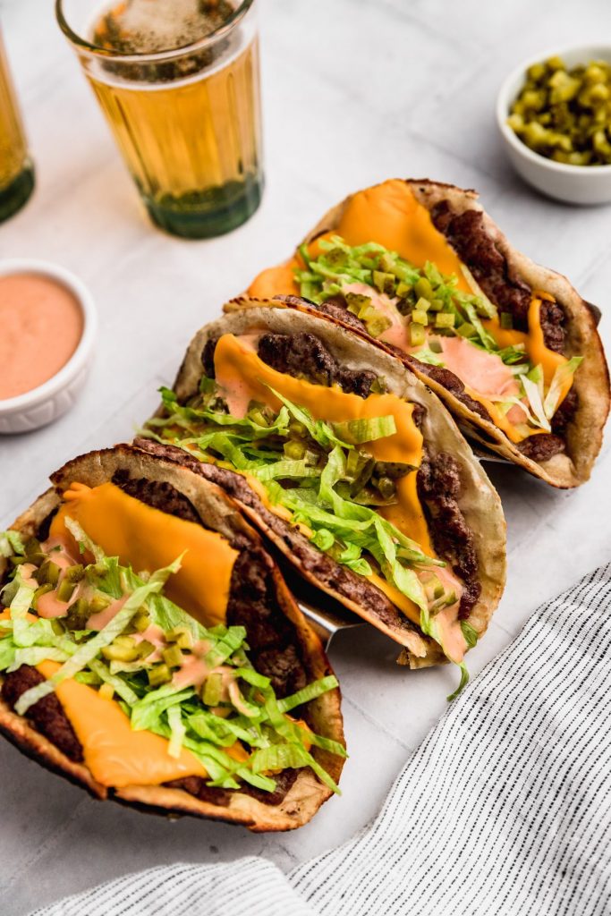 Big Mac smash tacos